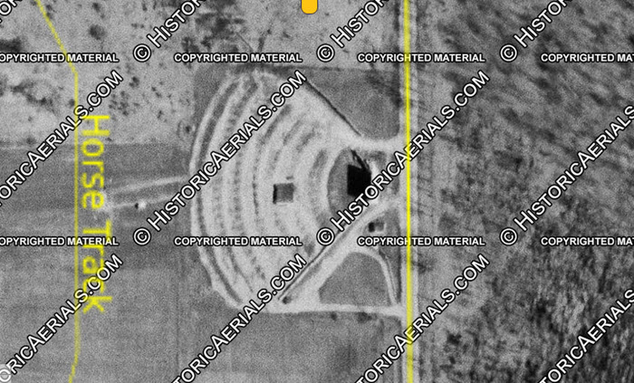 Starlite Drive-In Theatre - 1958 Aerial (newer photo)